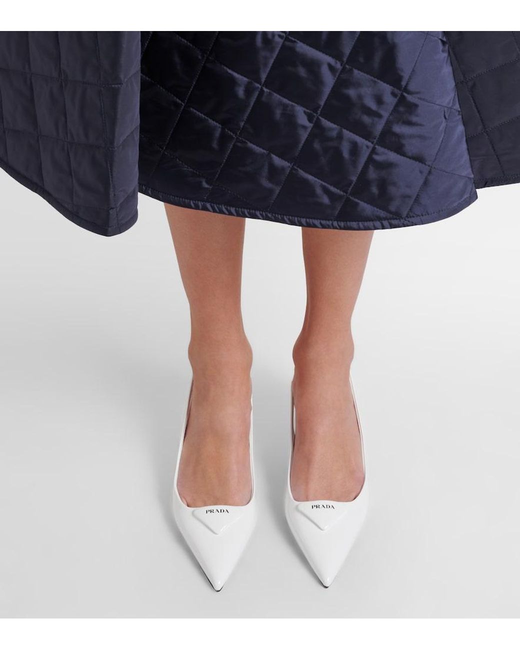 Pumps Slingback di Prada in White