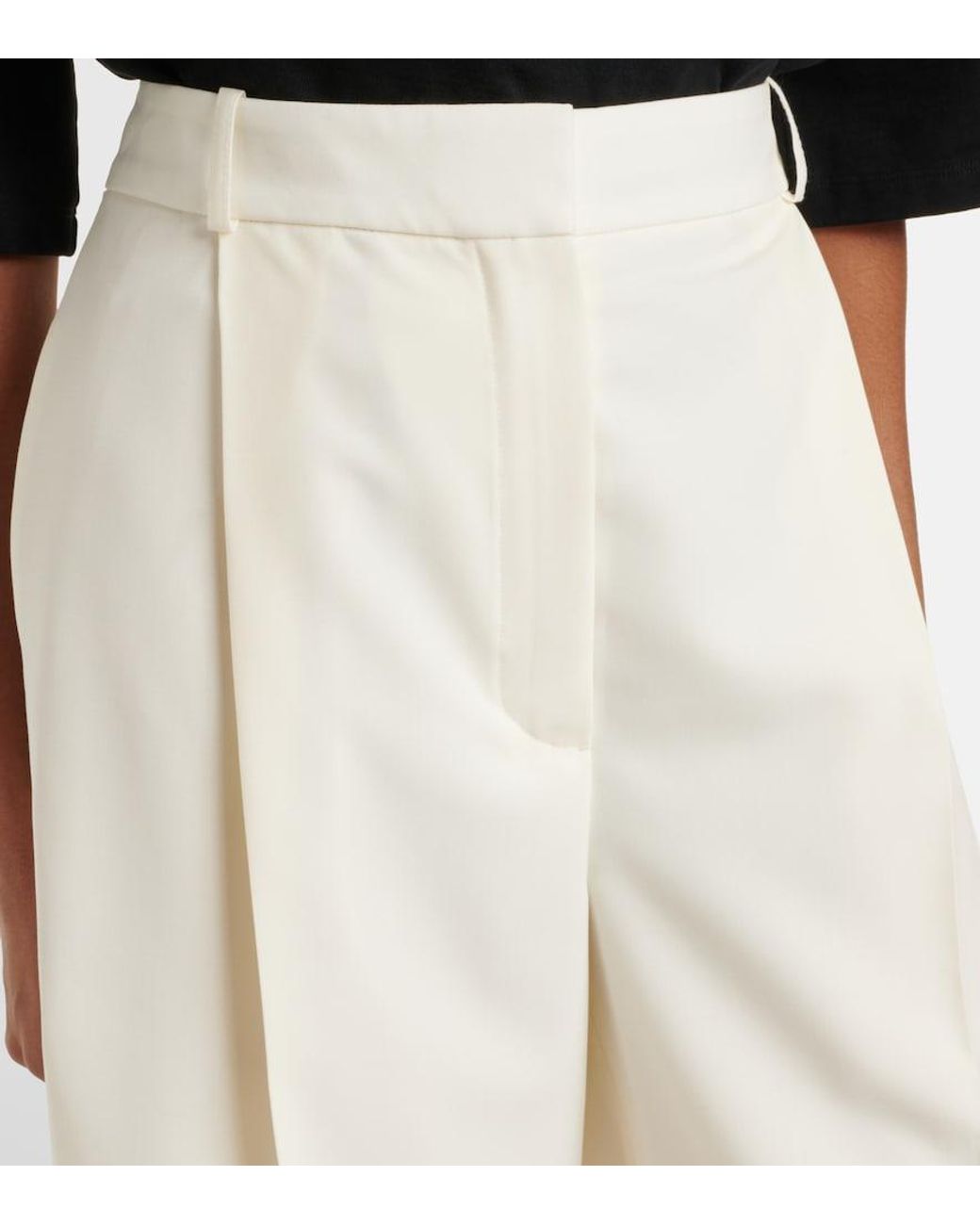 Rohe White Virgin Wool Bermuda Shorts