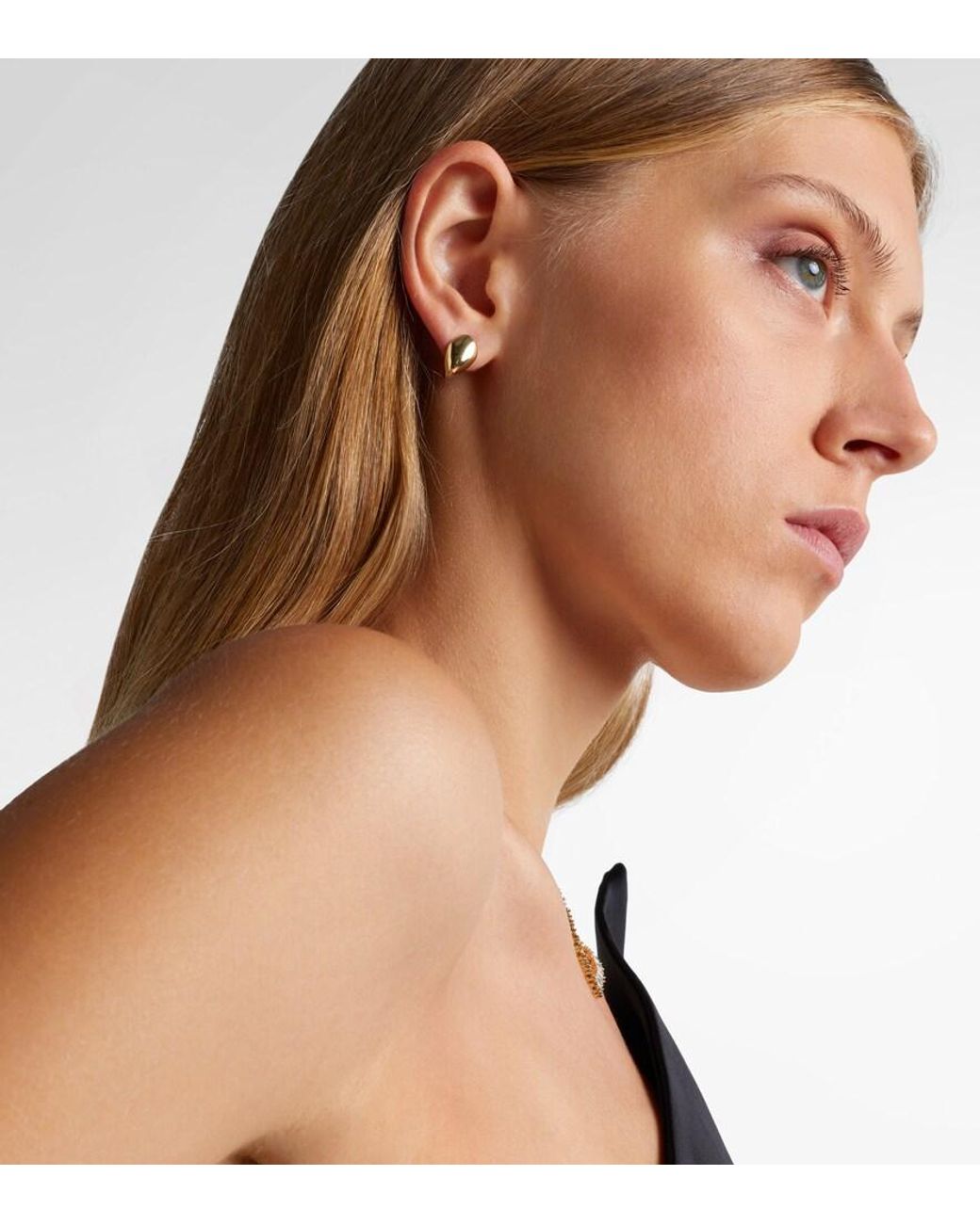 Suzanne Kalan White Curved Claw 18Kt Earrings