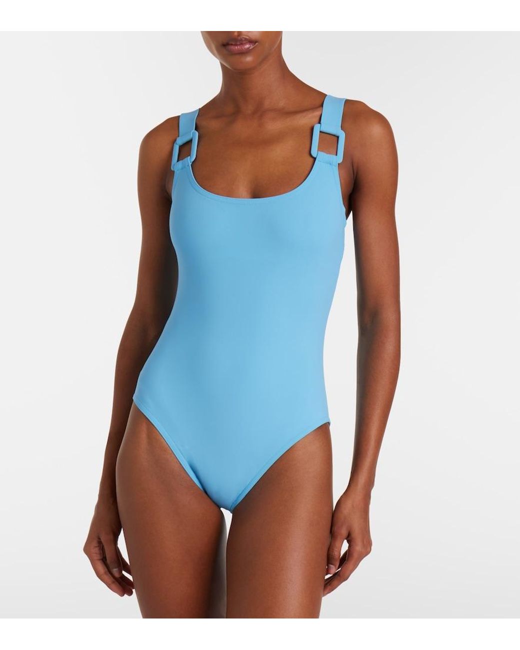 Karla Colletto Blue Ines Swimsuit