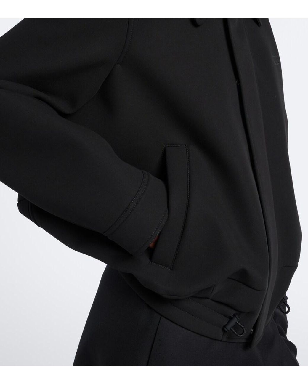 Loewe Black Double L Cotton Blouson Jacket