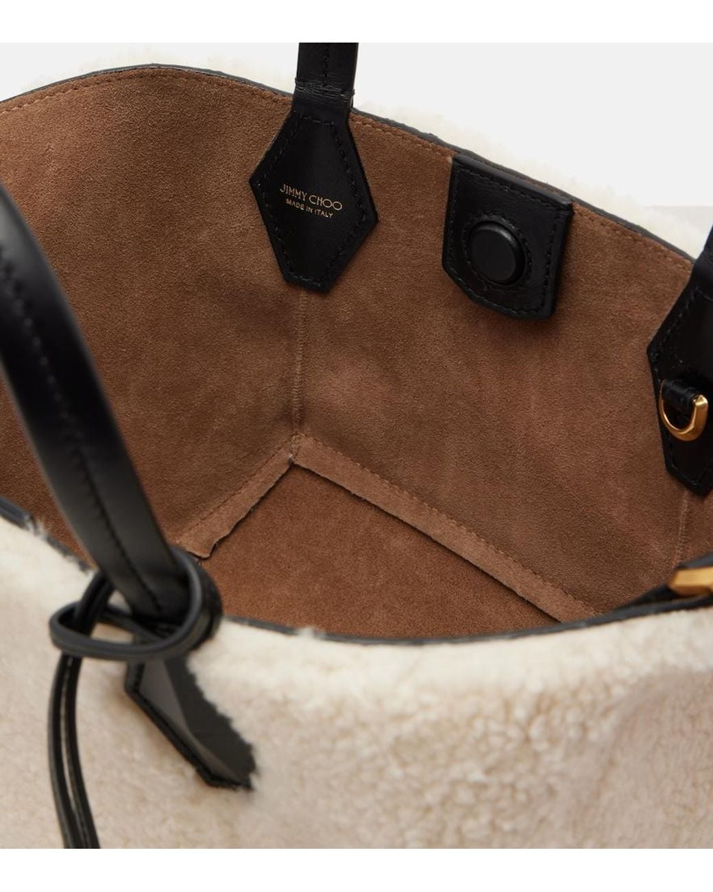 Borsa Diamond Small di Jimmy Choo in Natural