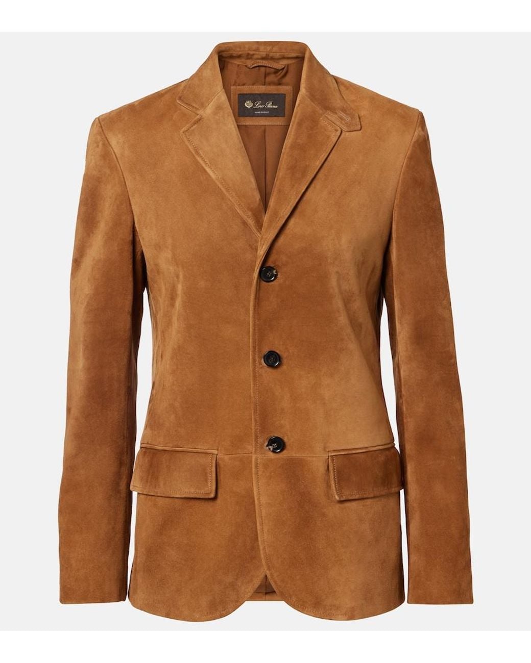 Loro Piana Brown Suede Blazer