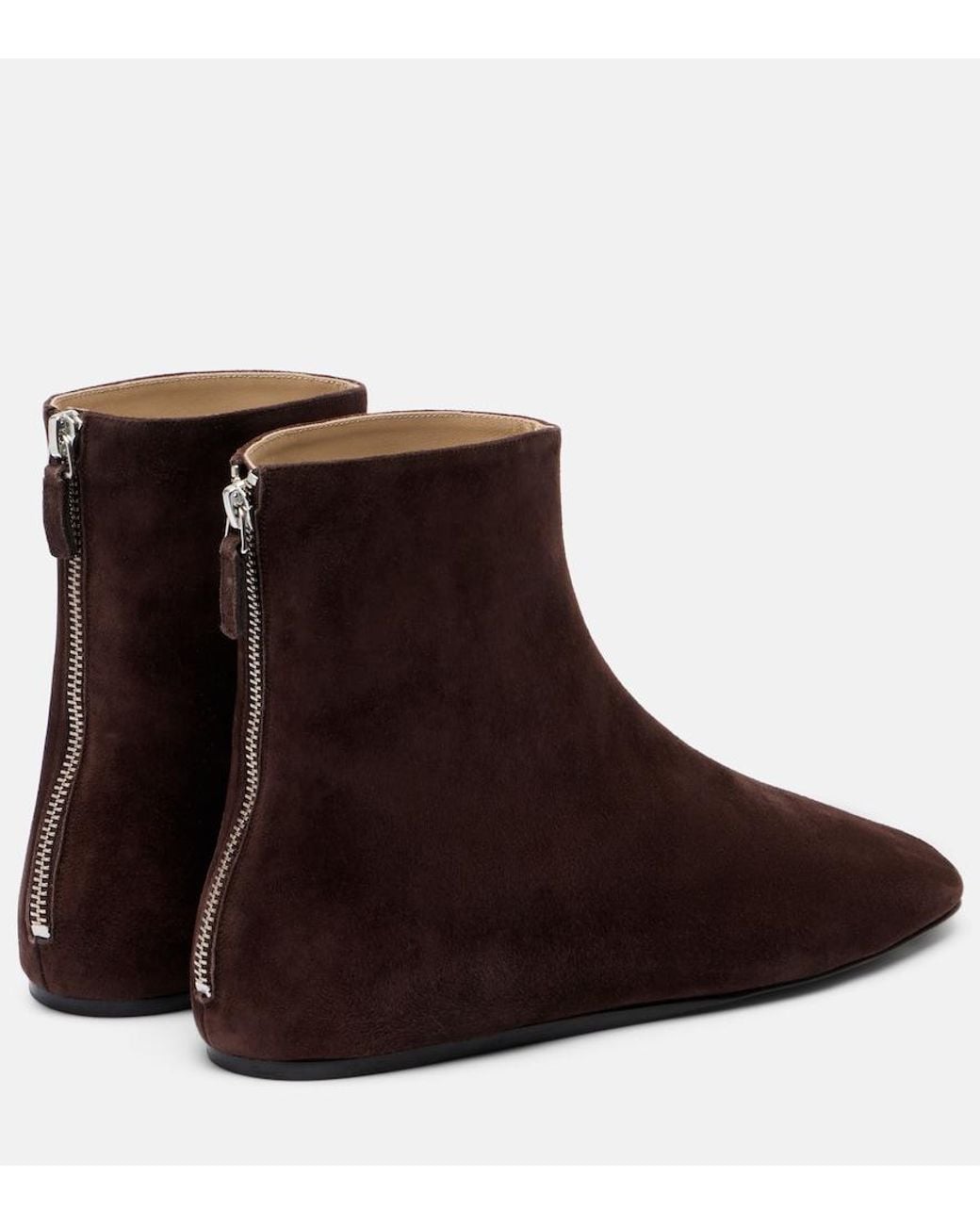 Le Monde Beryl Brown Luna Suede Ankle Boots