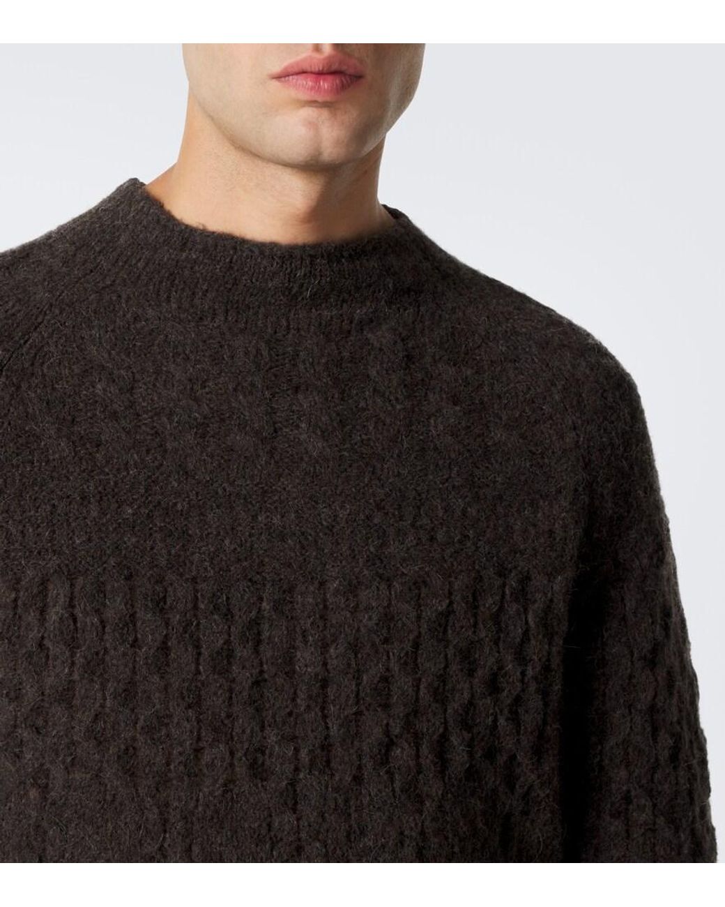 Our Legacy Black Rider Alpaca And Wool-Blend Sweater for men