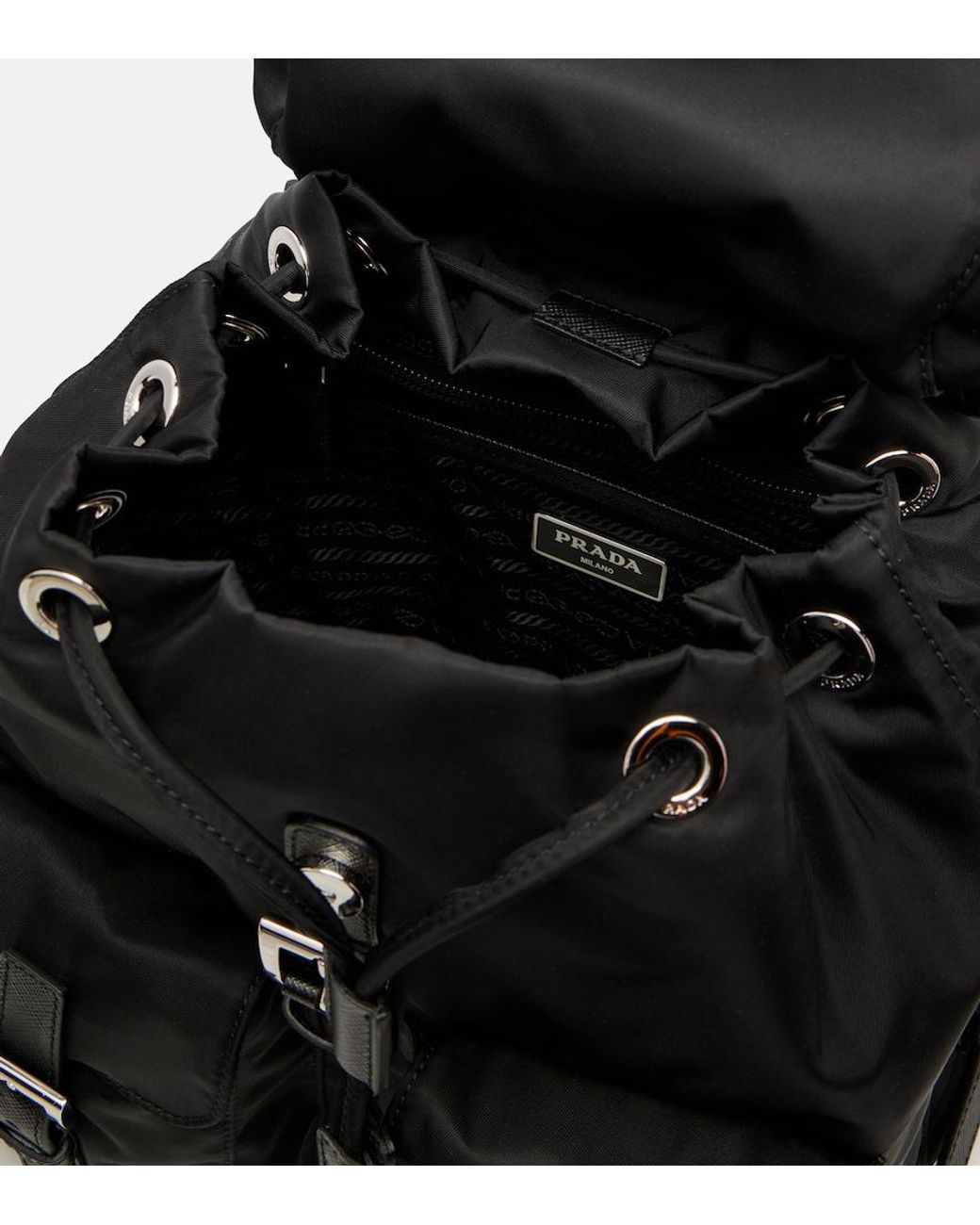 Prada Black Rucksack Re-Nylon Small