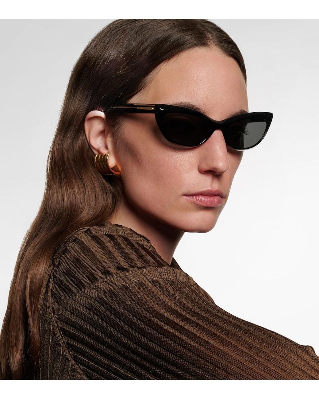 Khaite Blue X Oliver Peoples 1963C Cat-Eye Sunglasses