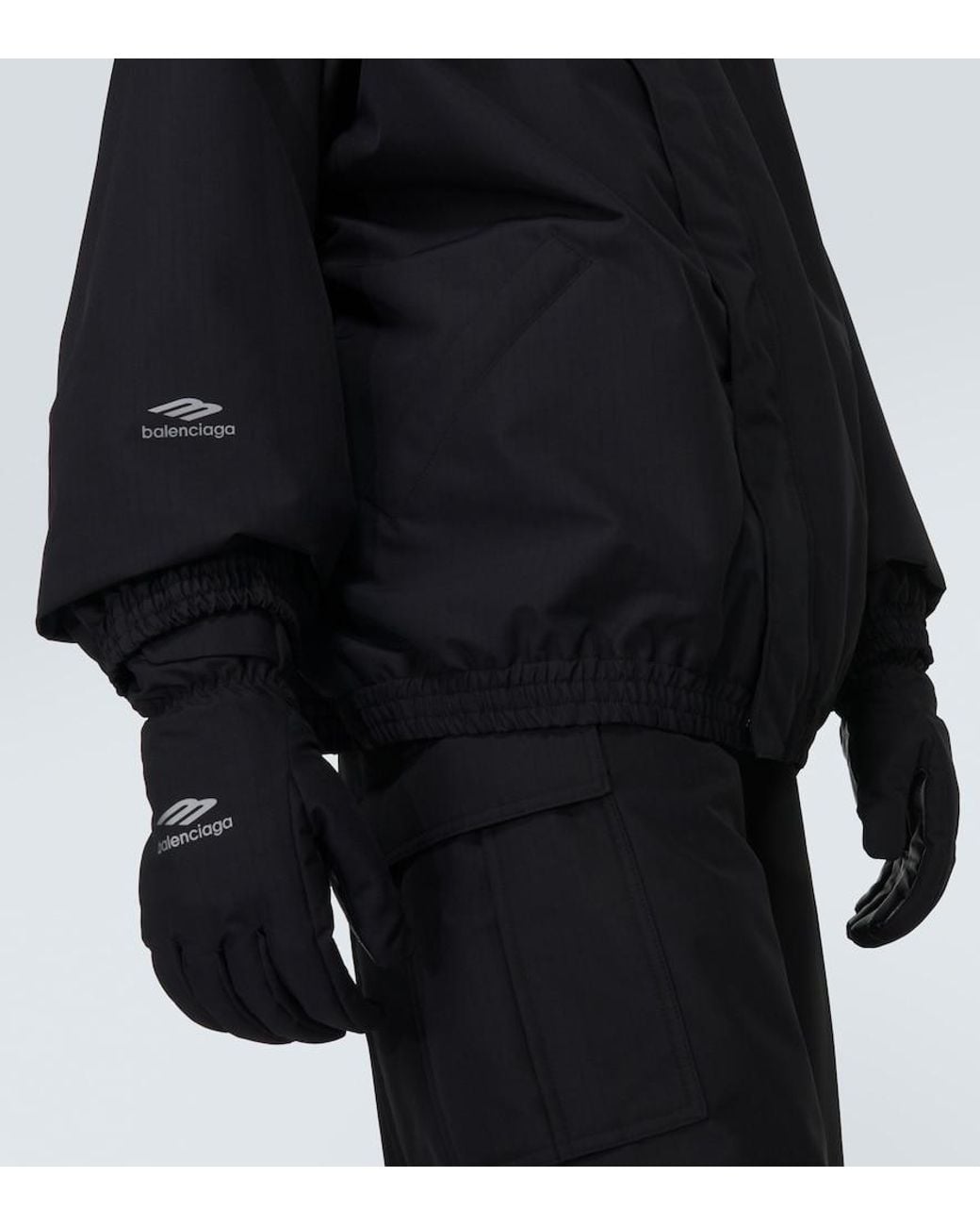 Balenciaga Black 'Skiwear' Parka for men