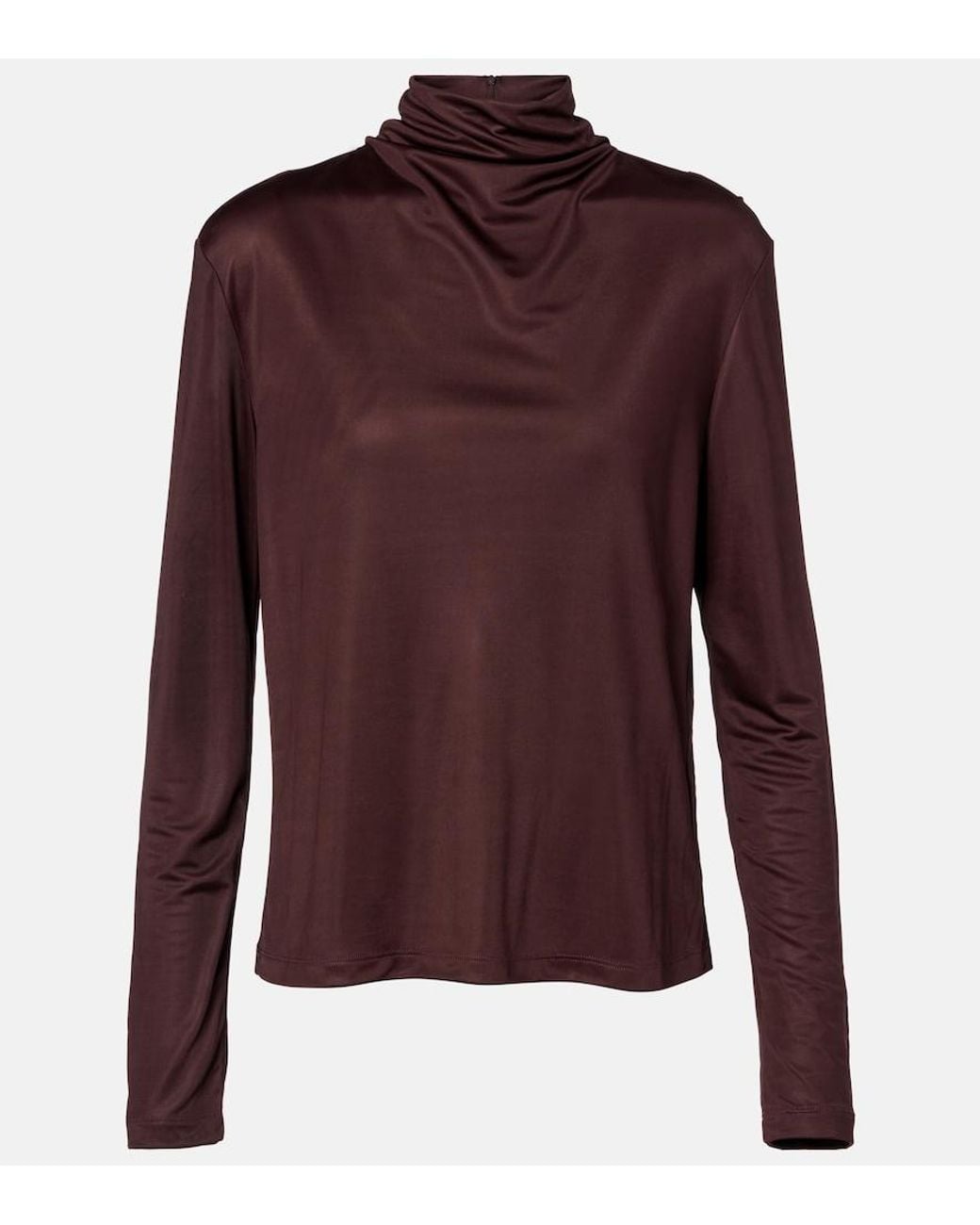 Top Huala Drapeado Dries Van Noten de color Purple