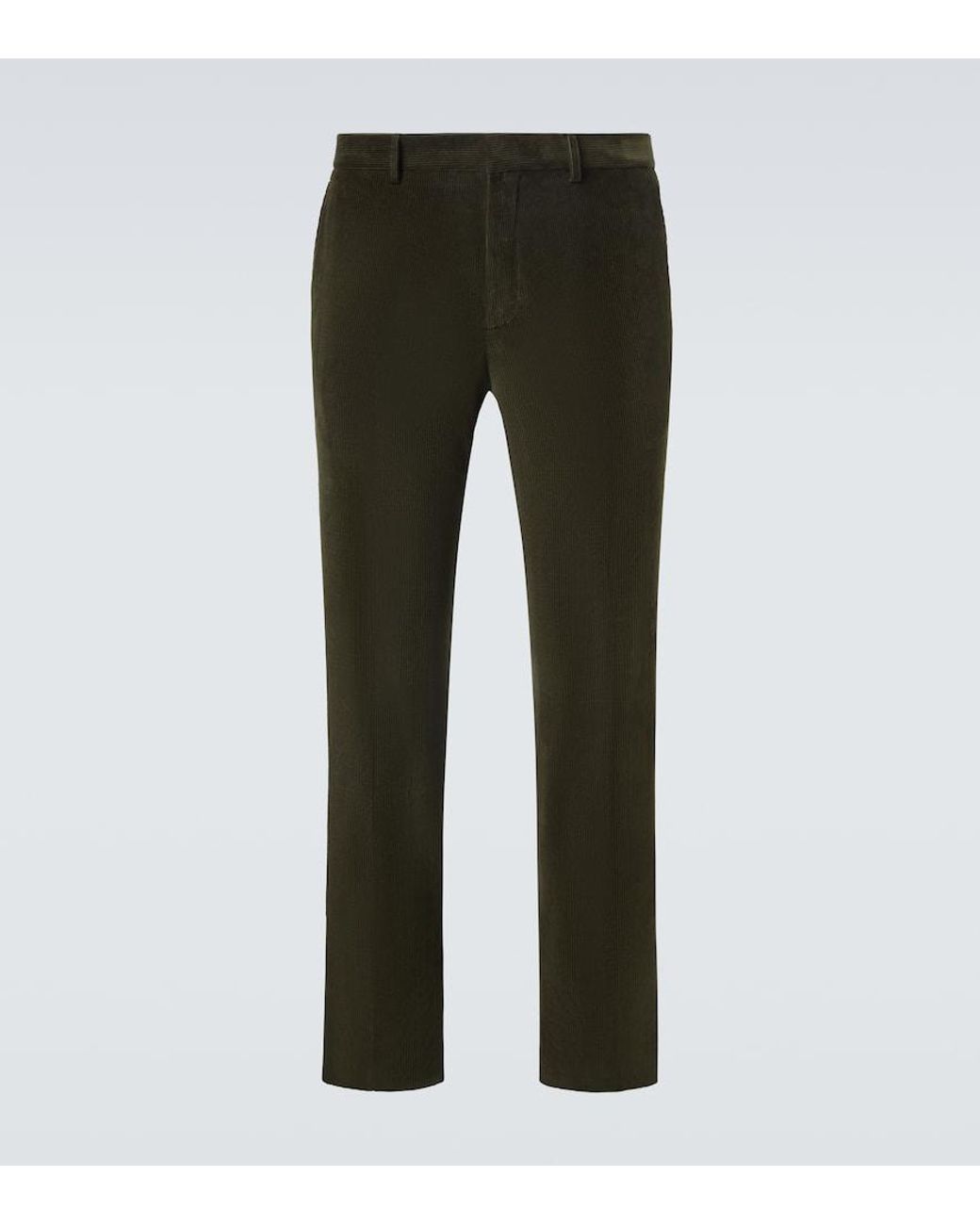 Loro Piana Green Cotton Chinos for men