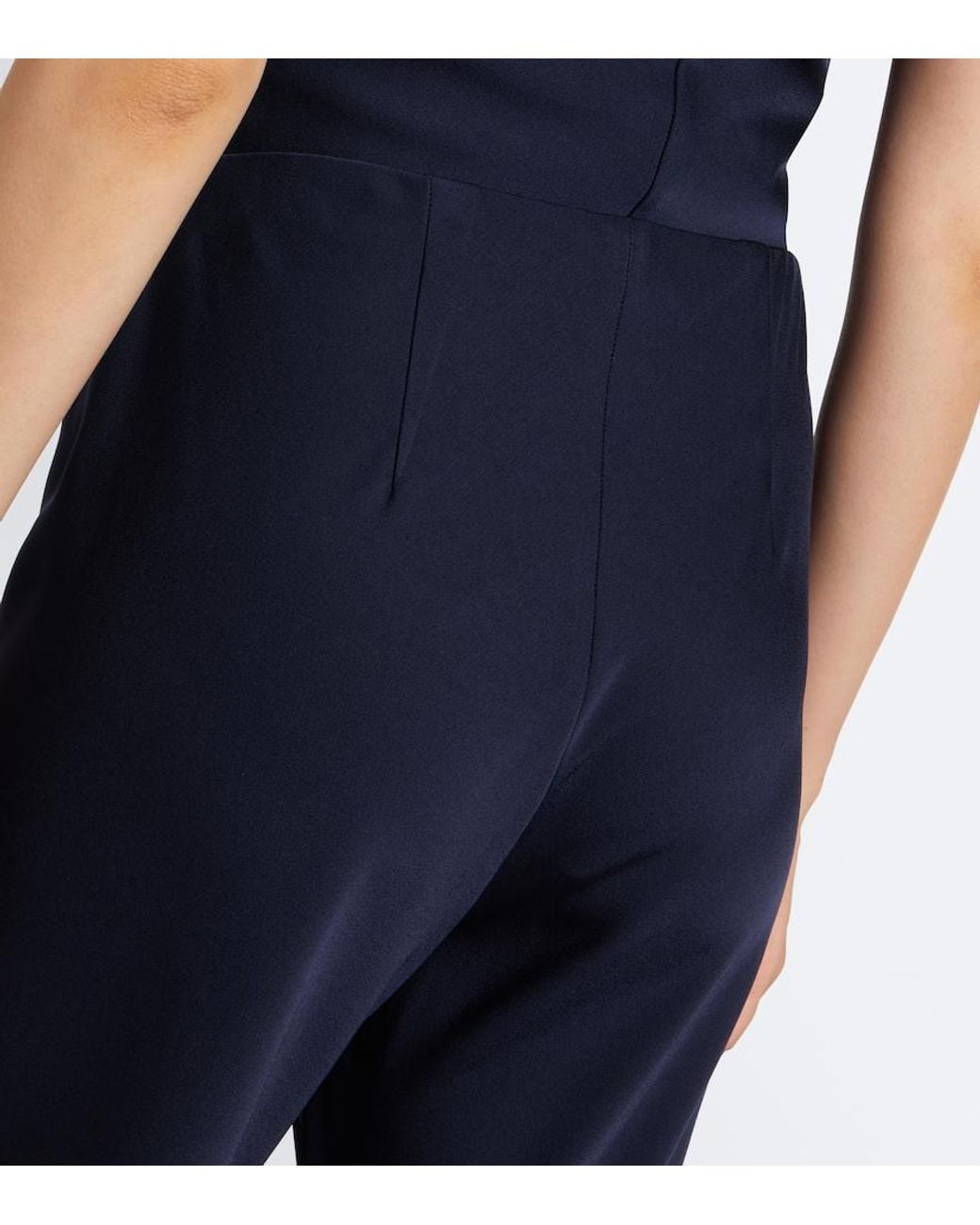 Veronica Beard Blue Braddock Straight Pants
