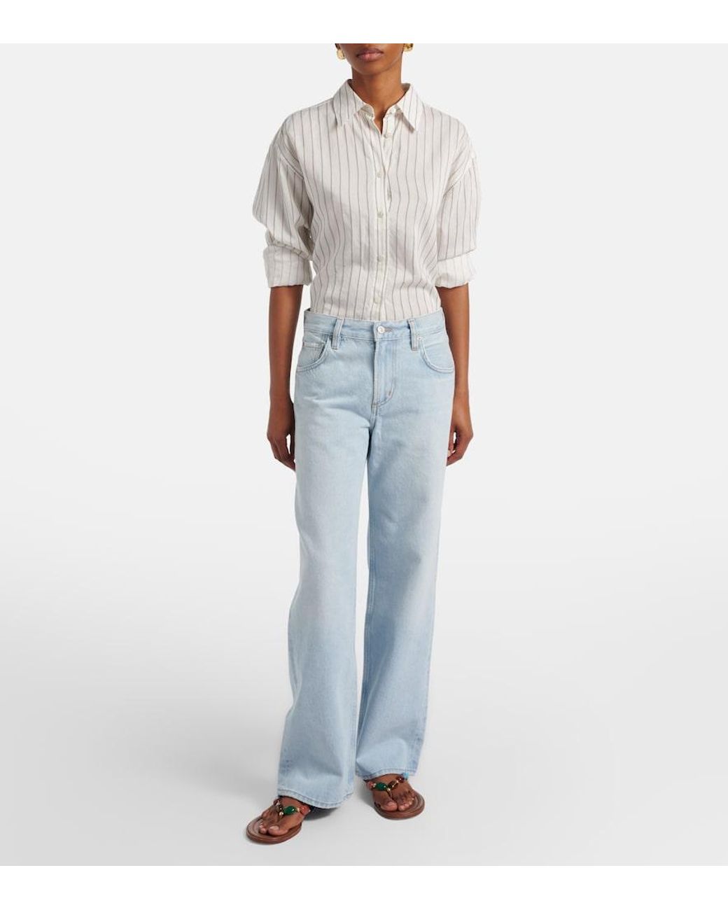Citizens of Humanity Blue Lindz Straight Jeans