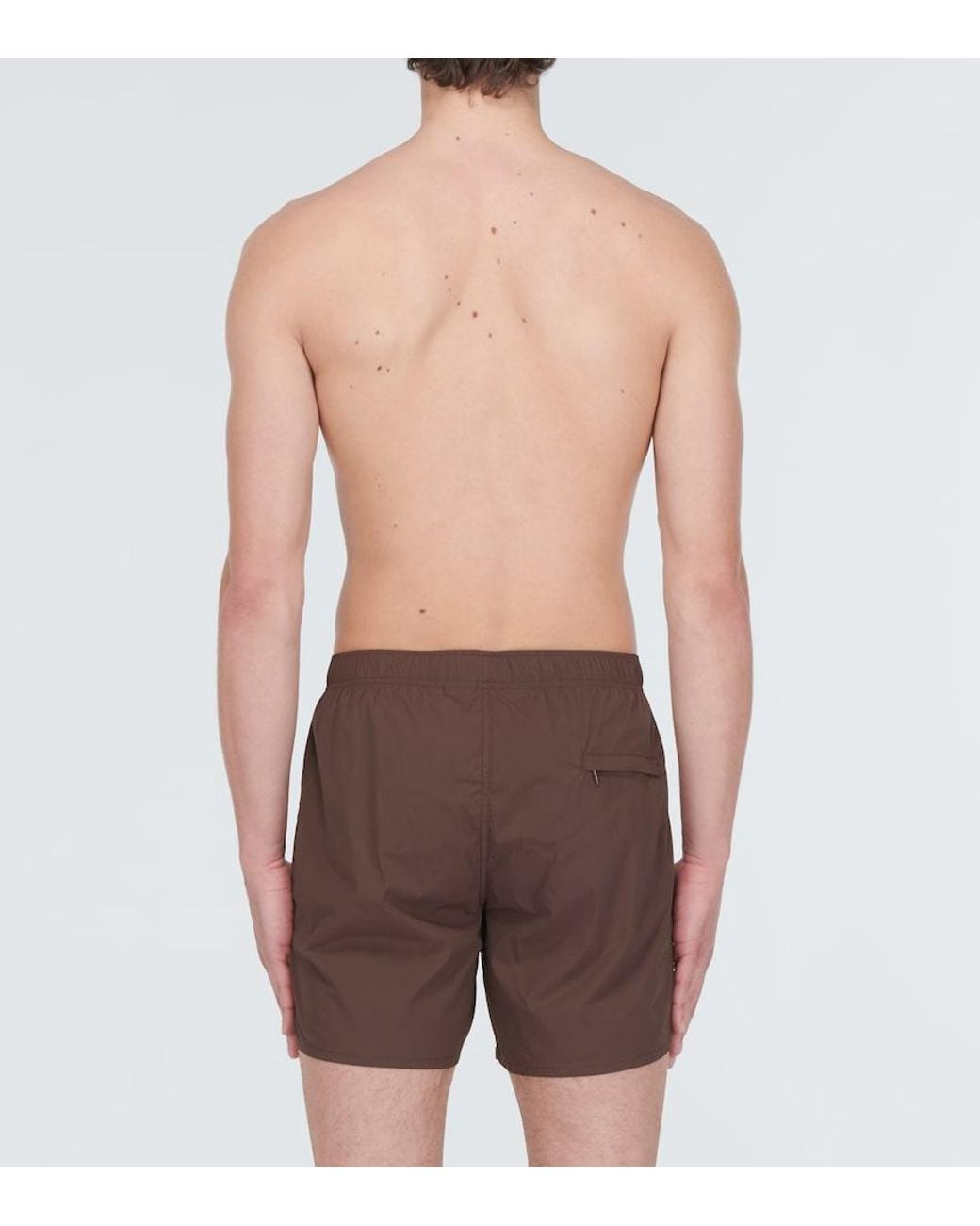 Jil Sander Brown Swim Trunks for men