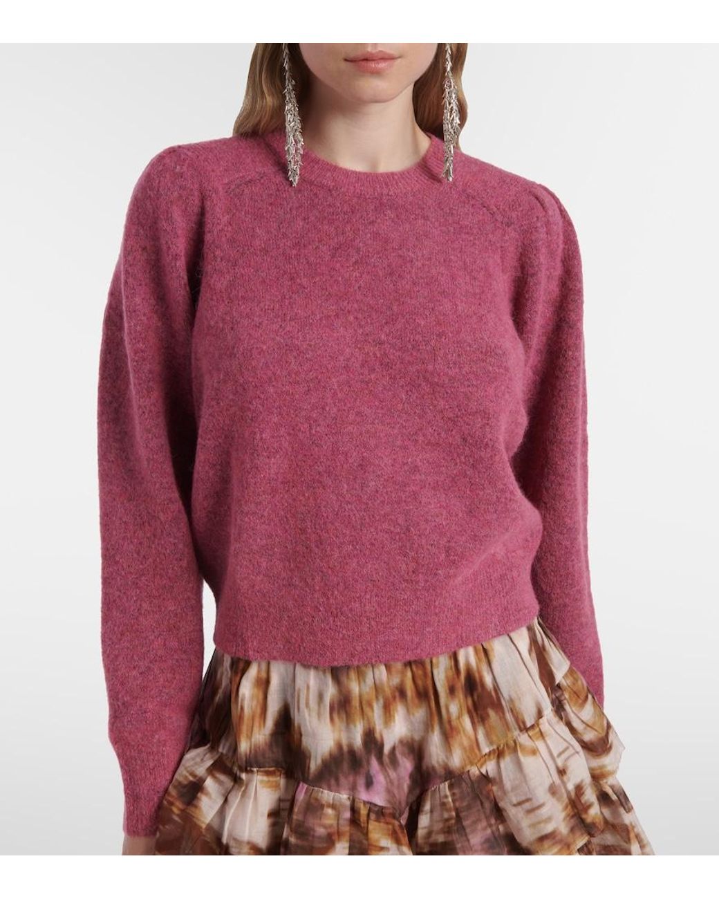 Isabel Marant Pink Alpaca-Blend Sweater