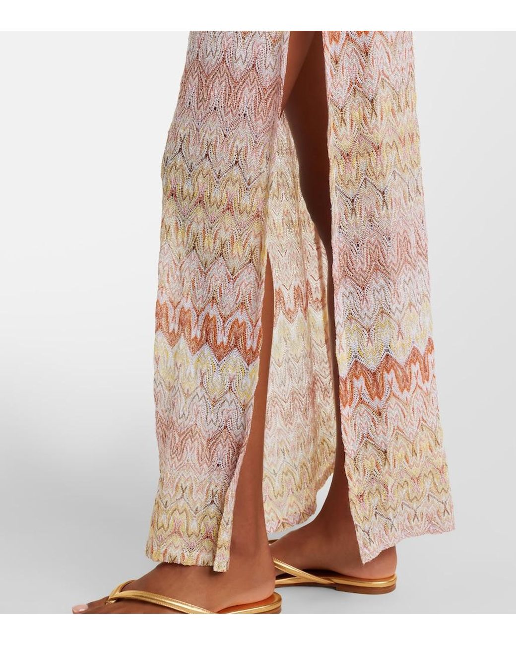 Missoni Natural Lame Maxi Dress