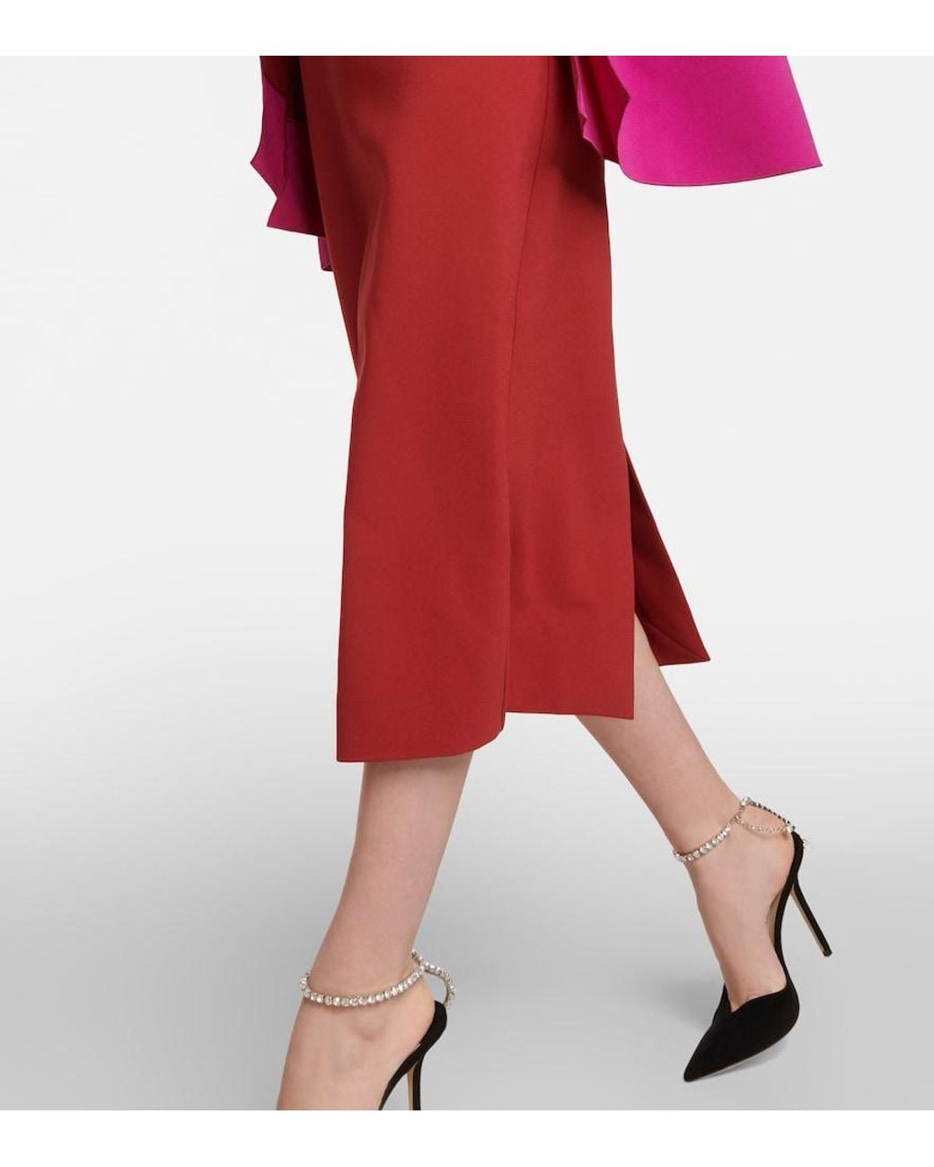Roksanda Red Zimara Midi Dress