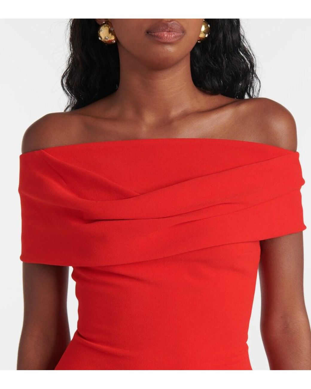 Solace London Red Neve Minidress