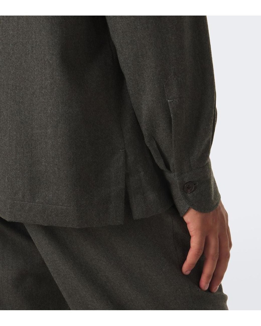 Rubinacci Green Wool Jacket for men