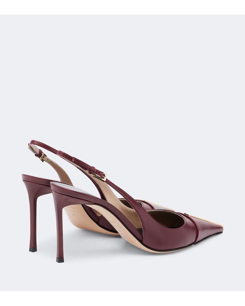 Tom Ford Brown Leather Slingback Pumps