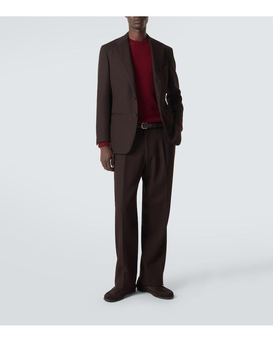 Saman Amel Pullover Gio Aus Kaschmir in Red für Herren