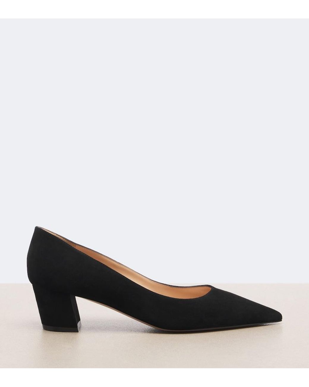 Gianvito Rossi Black Aylin Suede Pumps