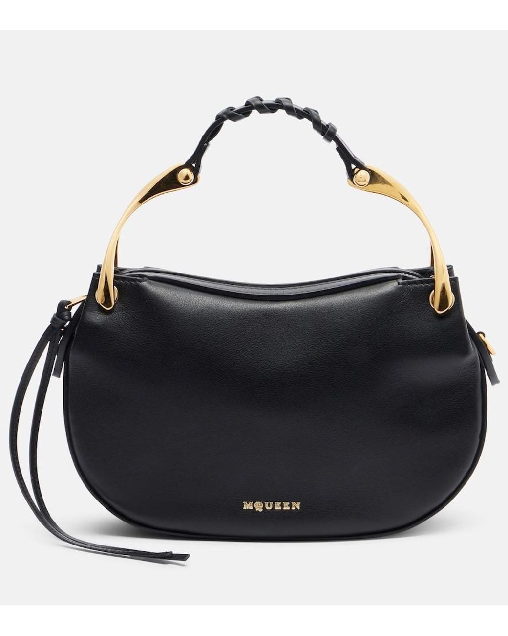 Borsa Wishbone Mini di McQueen in Black