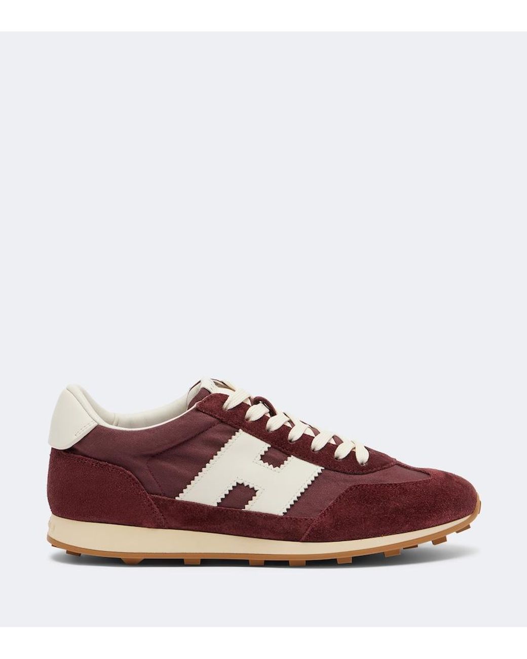 Hogan Red Athletic Suede Sneakers