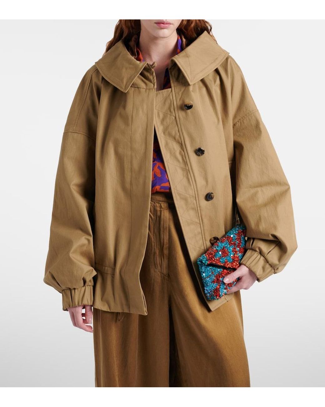 Dries Van Noten Natural Cotton Jacket