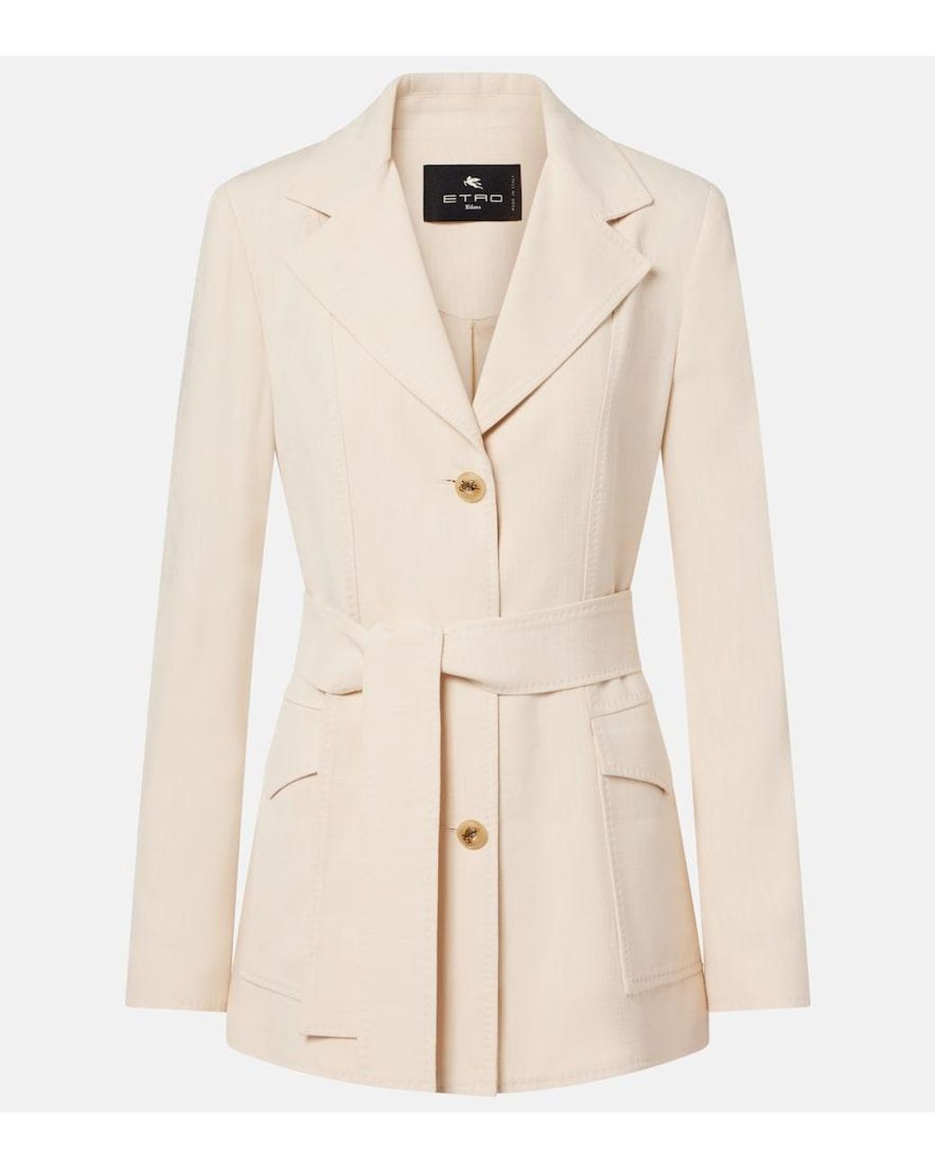 Etro Natural Safari Blazer