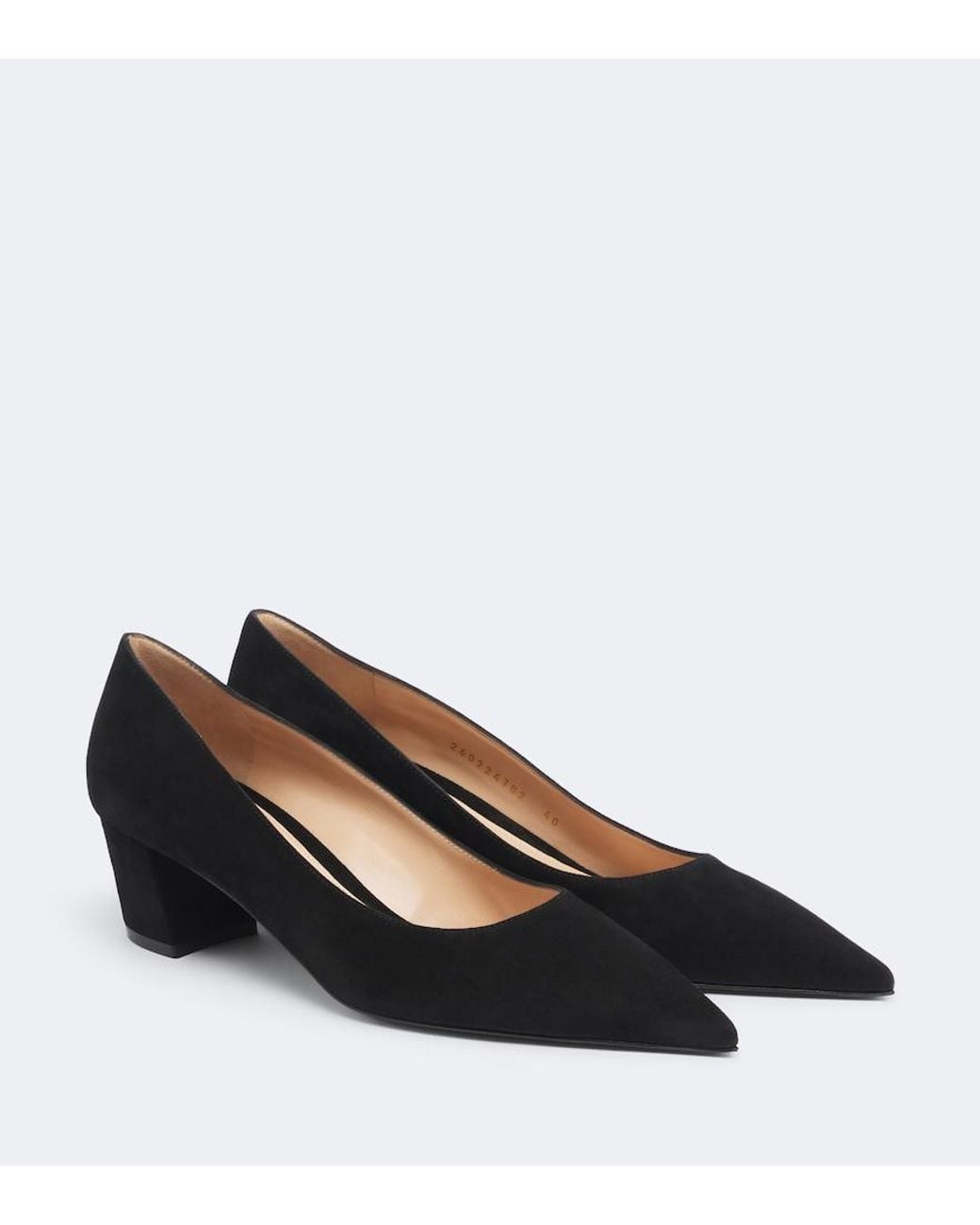 Gianvito Rossi Black Aylin Suede Pumps