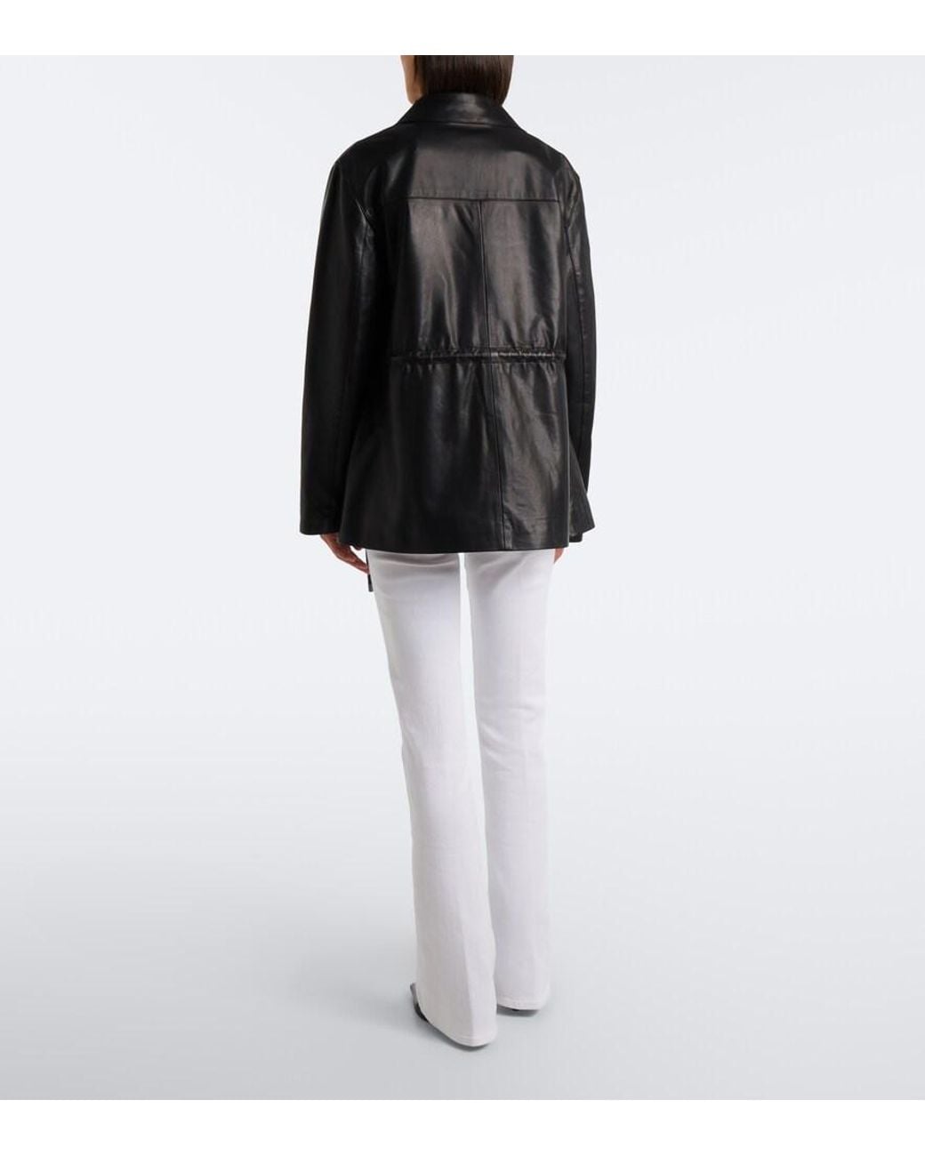 7 For All Mankind White Lisha Flared Jeans