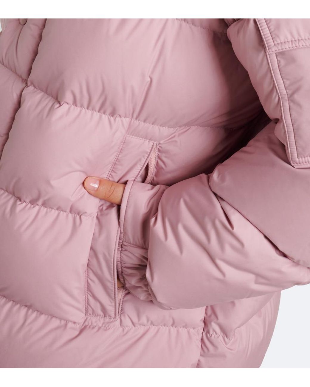 Moncler Pink Maya 70 Hooded Down Jacket