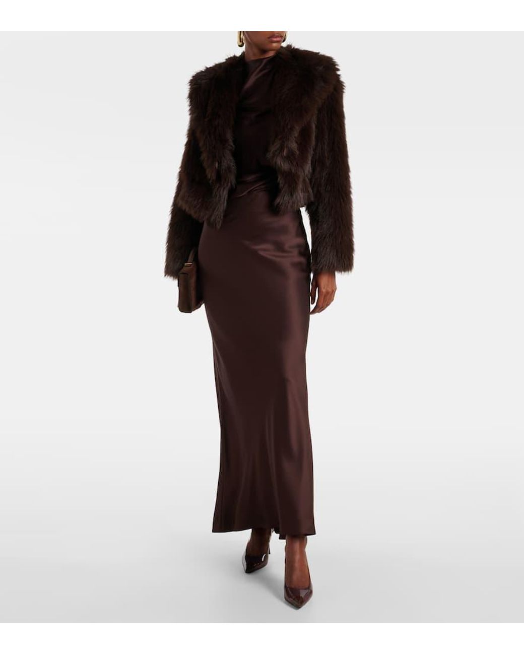 The Sei Brown Cropped Jacket