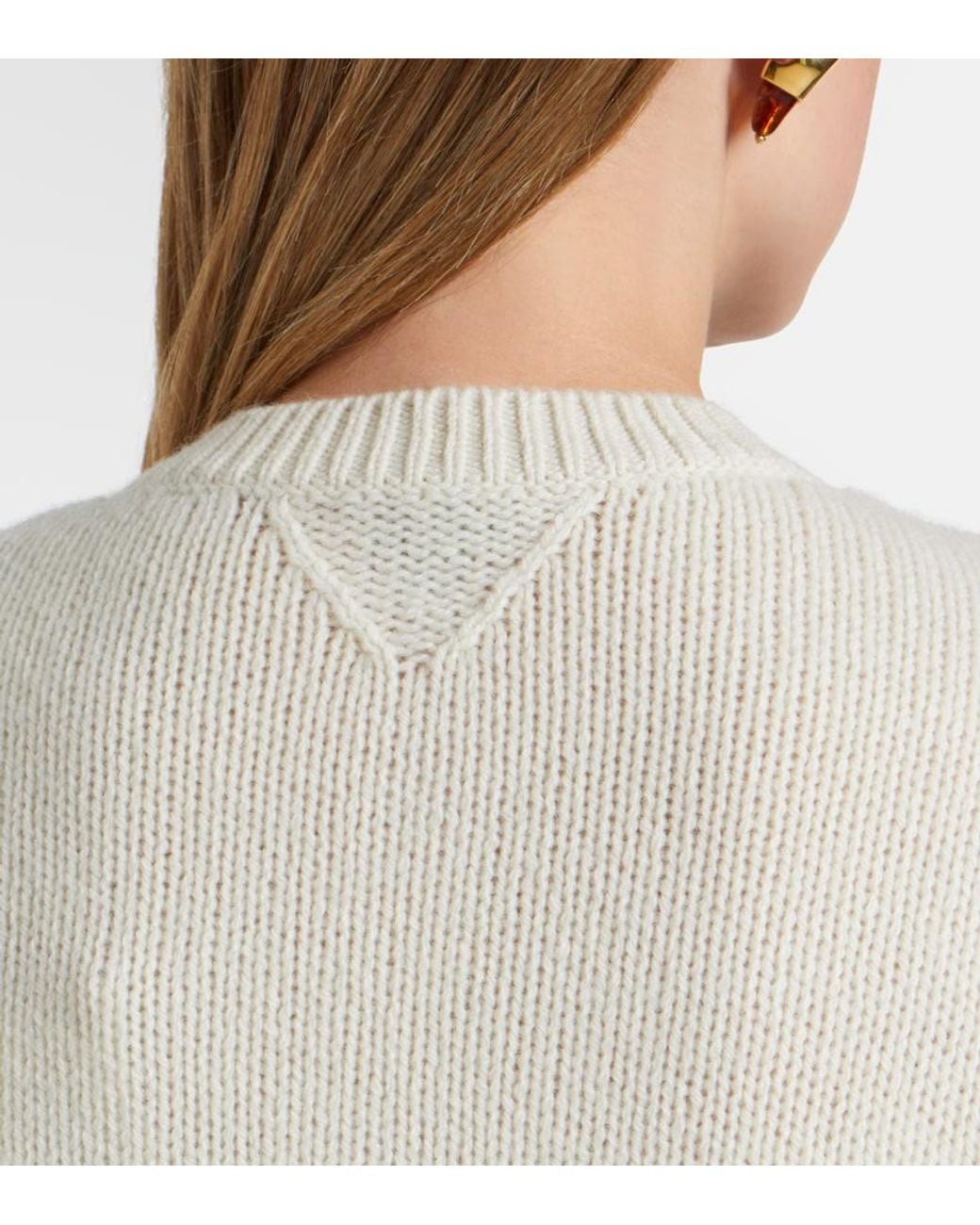 Bottega Veneta Natural Knot Cashmere Cardigan