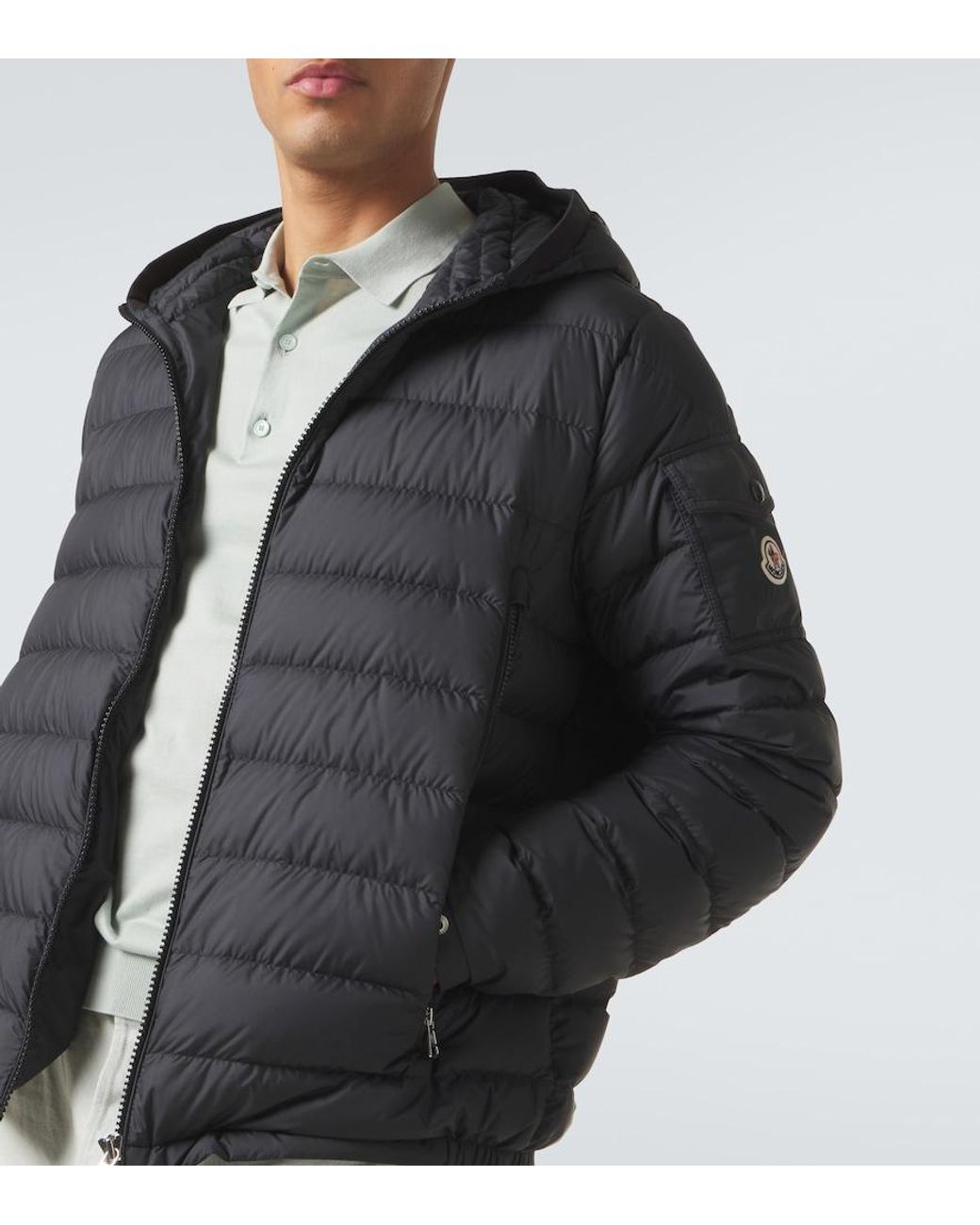 Moncler Black Galion Down Jacket for men