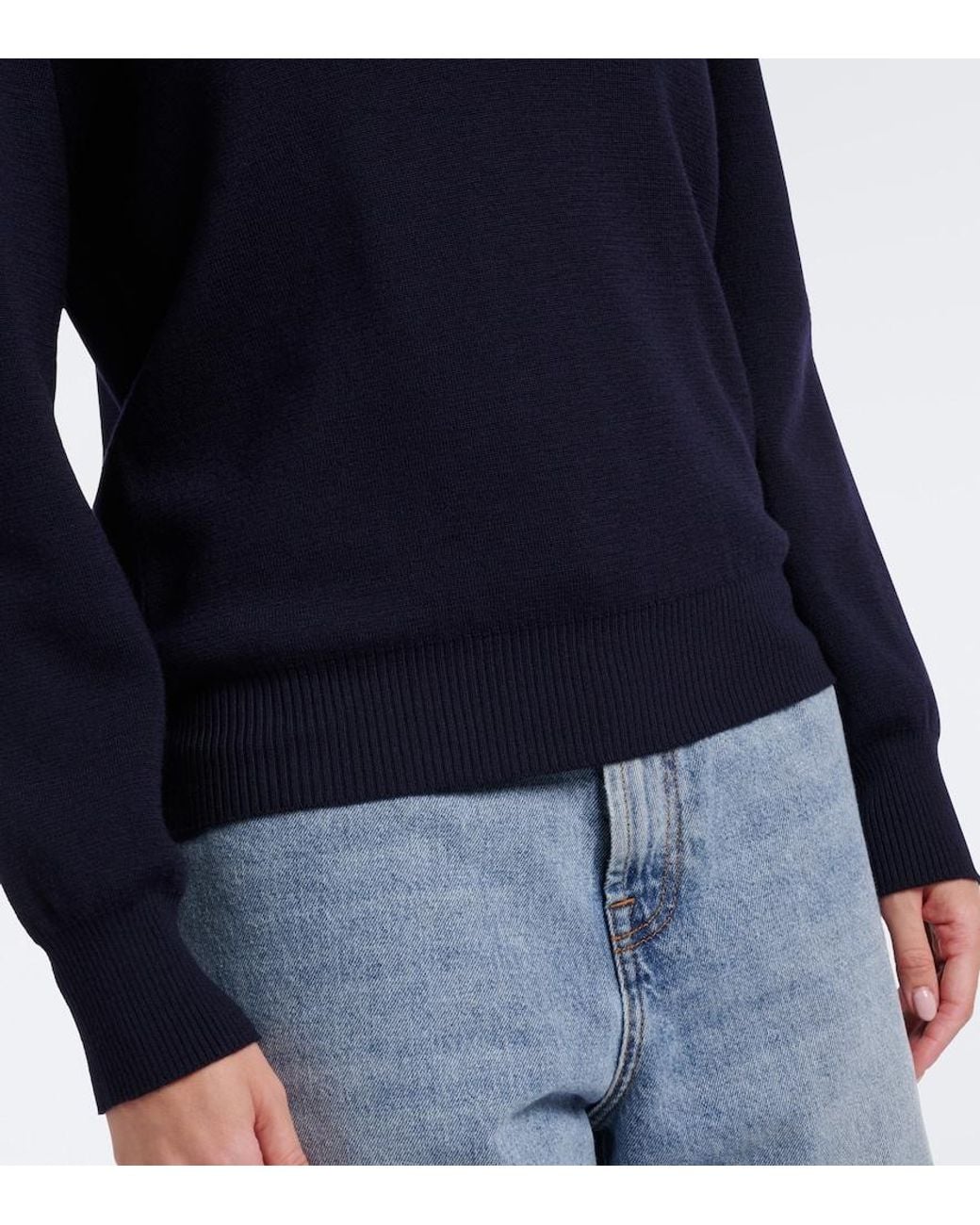 Rohe Blue Wool Sweater