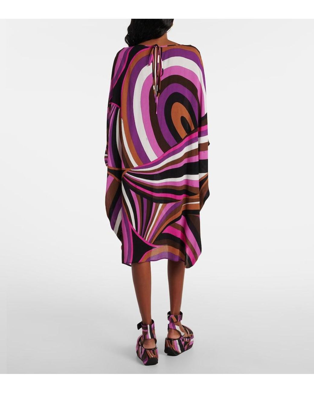 Emilio Pucci Purple Iride Garza Kaftan