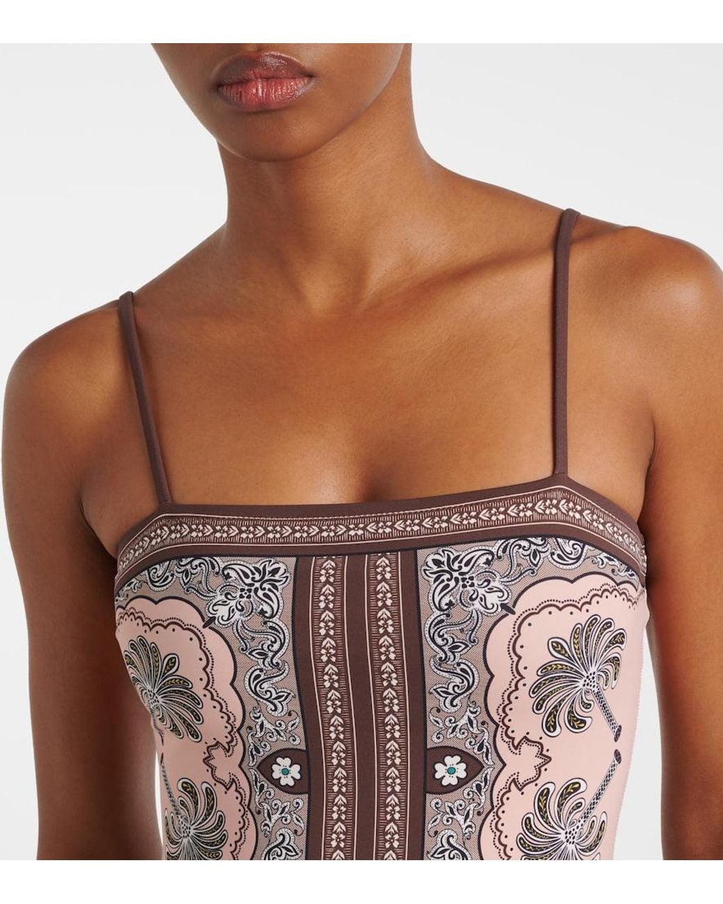 LaDoubleJ Pink Elle Printed Swimsuit