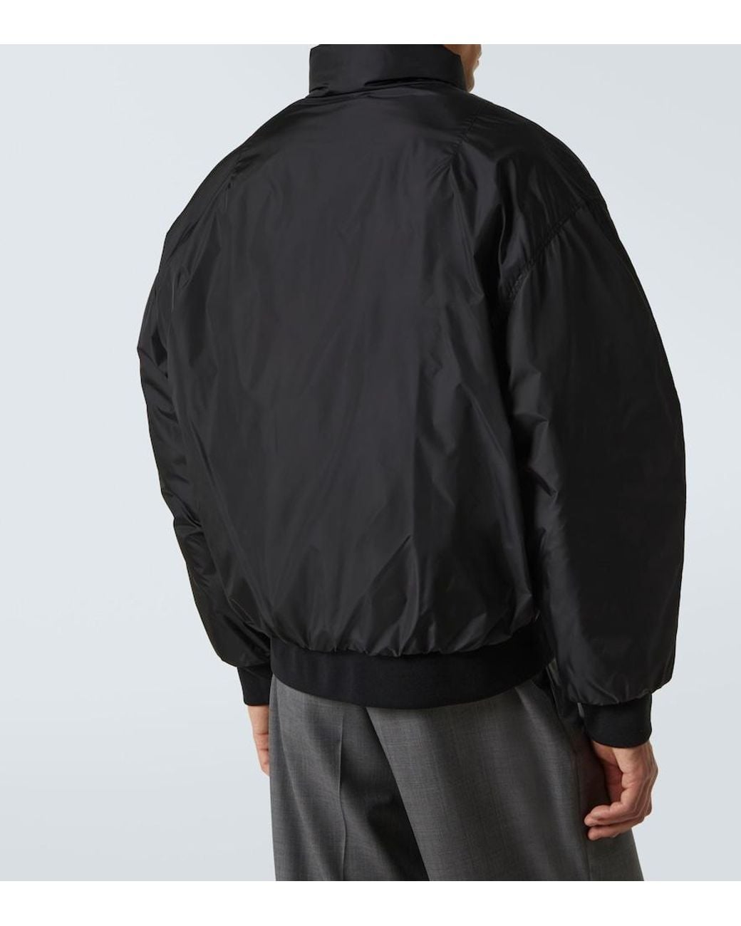 Prada Black Re-Nylon Down Jacket for men