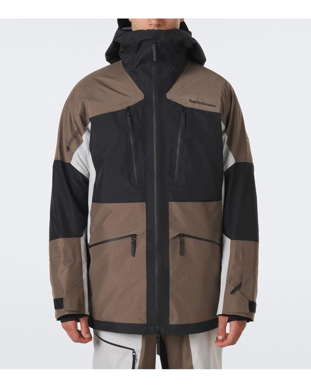 Peak Performance Brown Vertical Gore-Tex Ski Jacket for men
