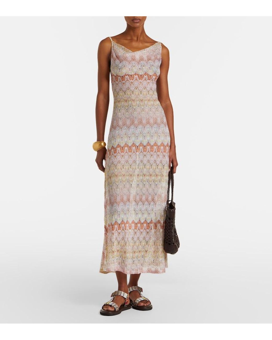 Missoni Multicolor Minnie Zigzag Sandals