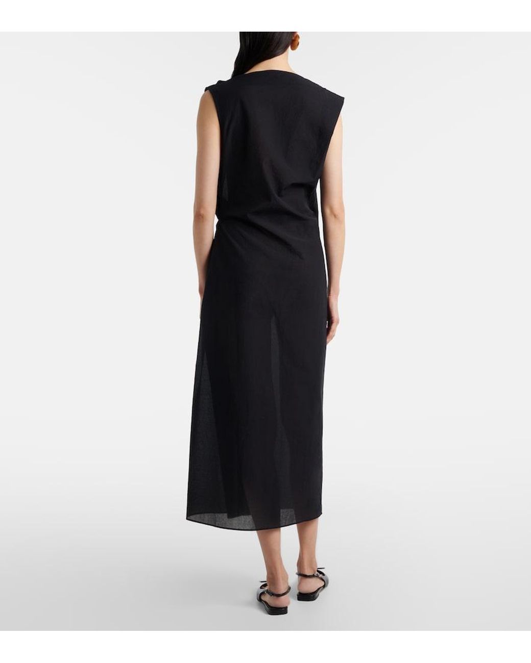 Jacquemus Black The Drap Dress
