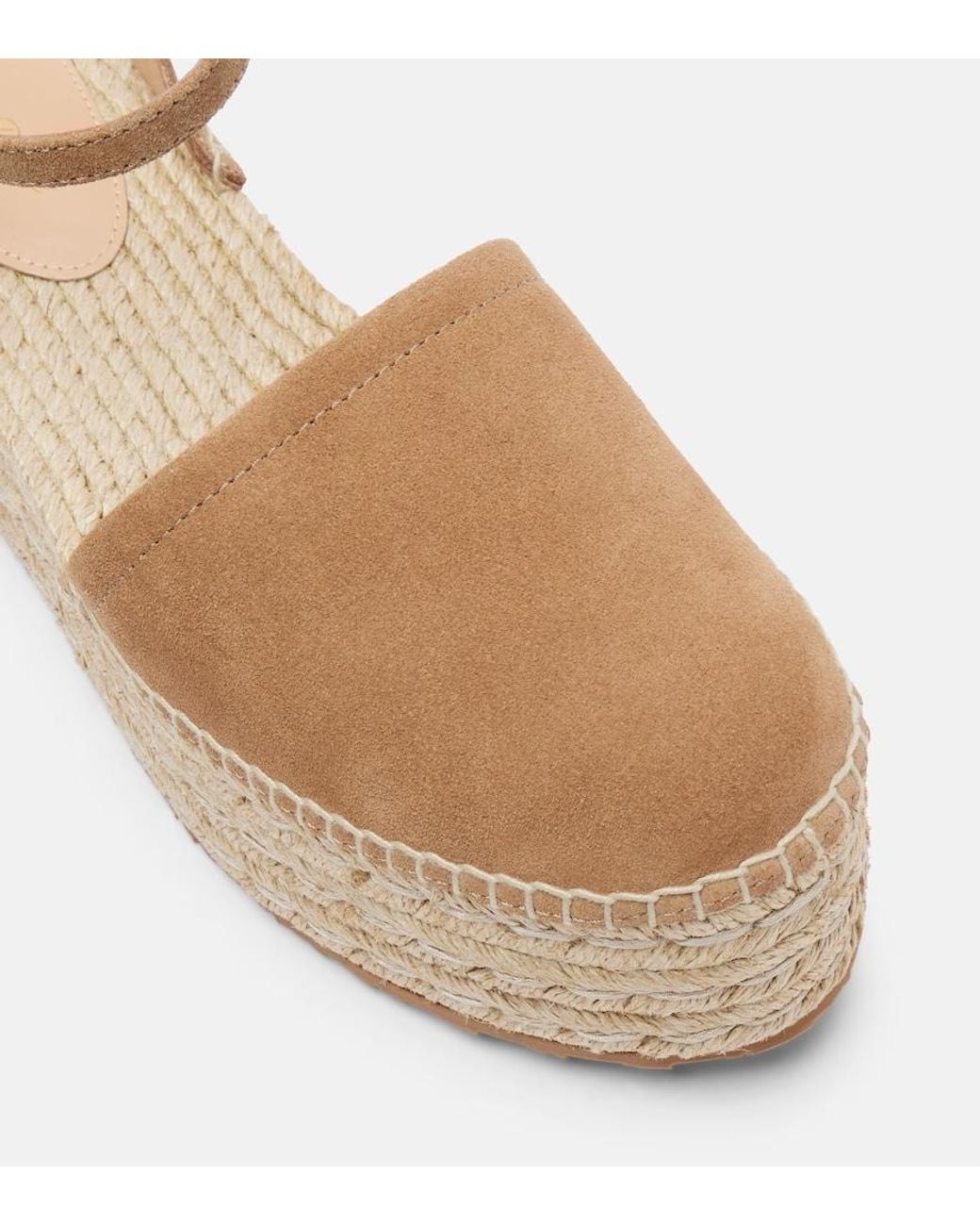 Gianvito Rossi Natural Suede Espadrilles