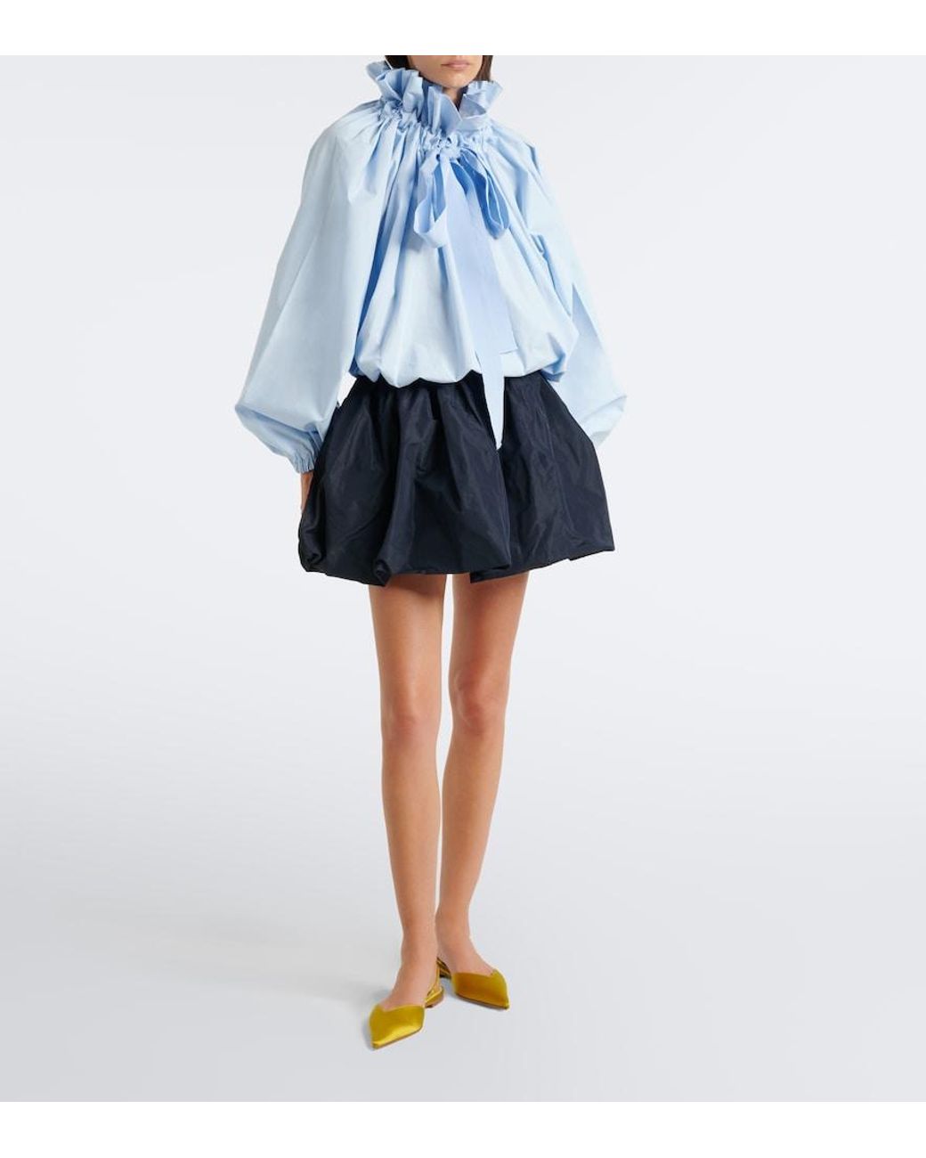 Patou Blue Miniskirt