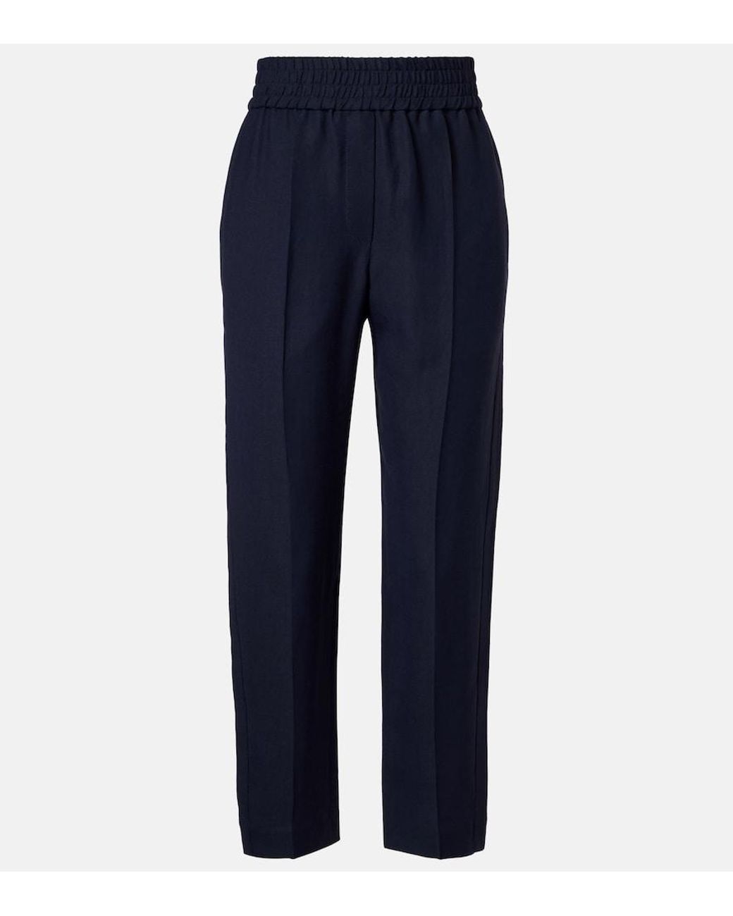 Brunello Cucinelli Blue Tapered Pants