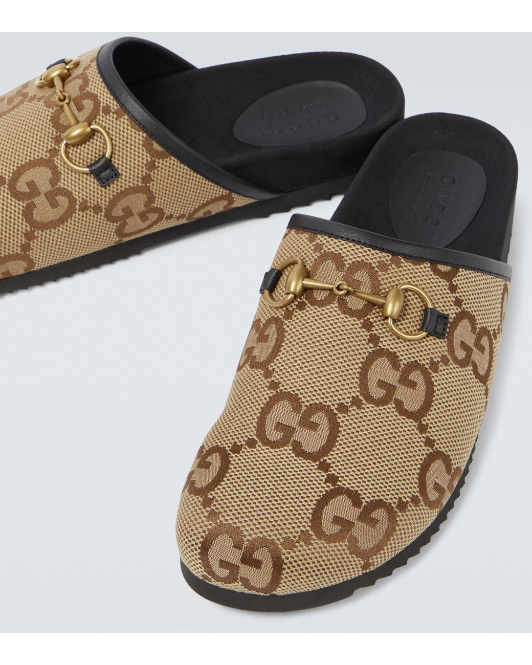 gucci slipper brown