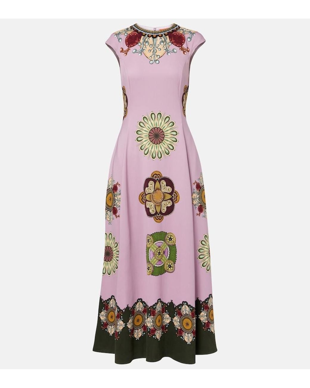 LaDoubleJ Pink Park Ave Printed Maxi Dress