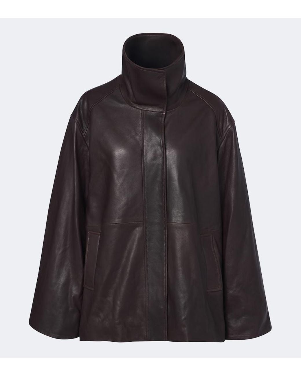 Nour Hammour Black Lowen Leather Jacket