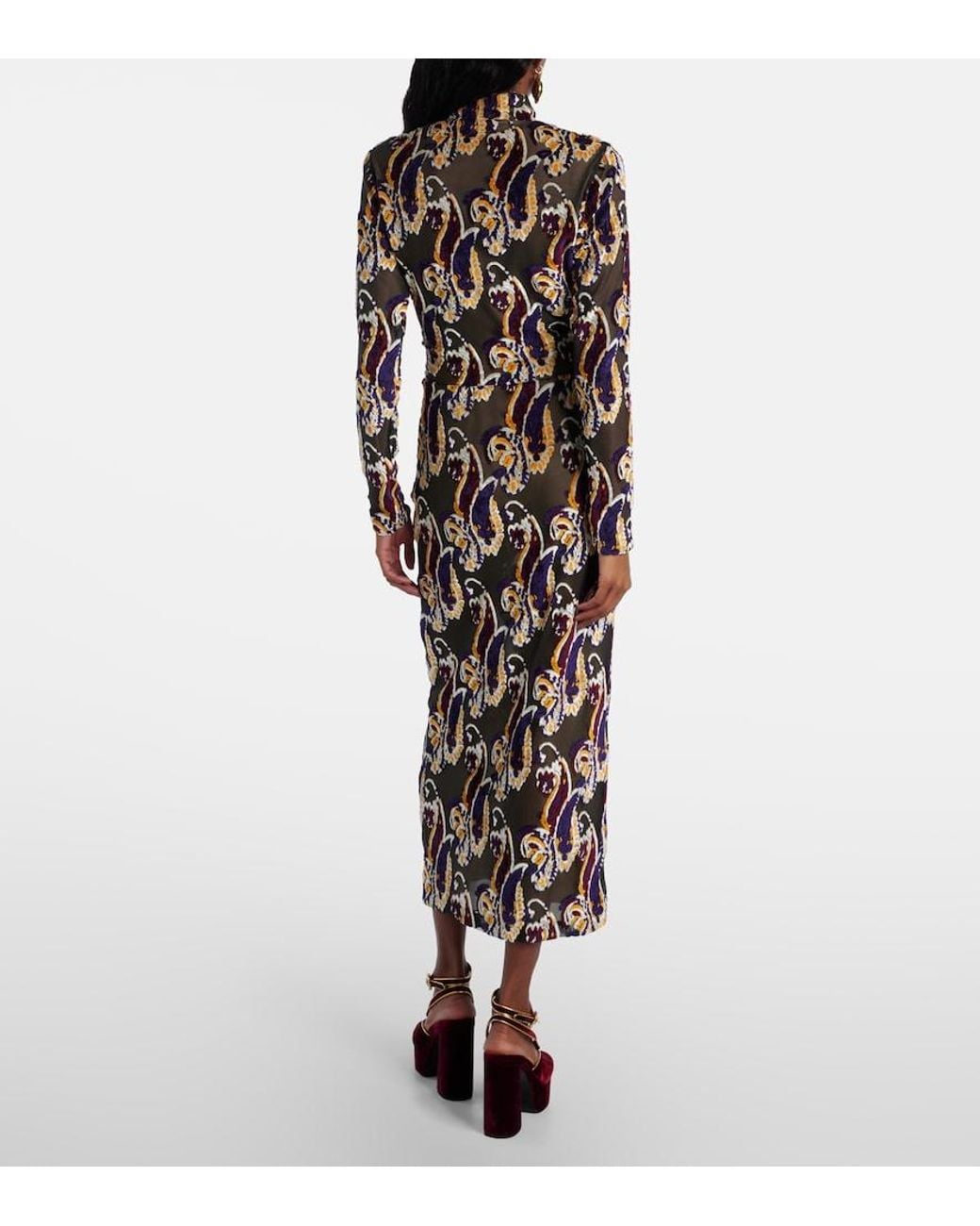 Etro Multicolor Paisley Pencil Skirt