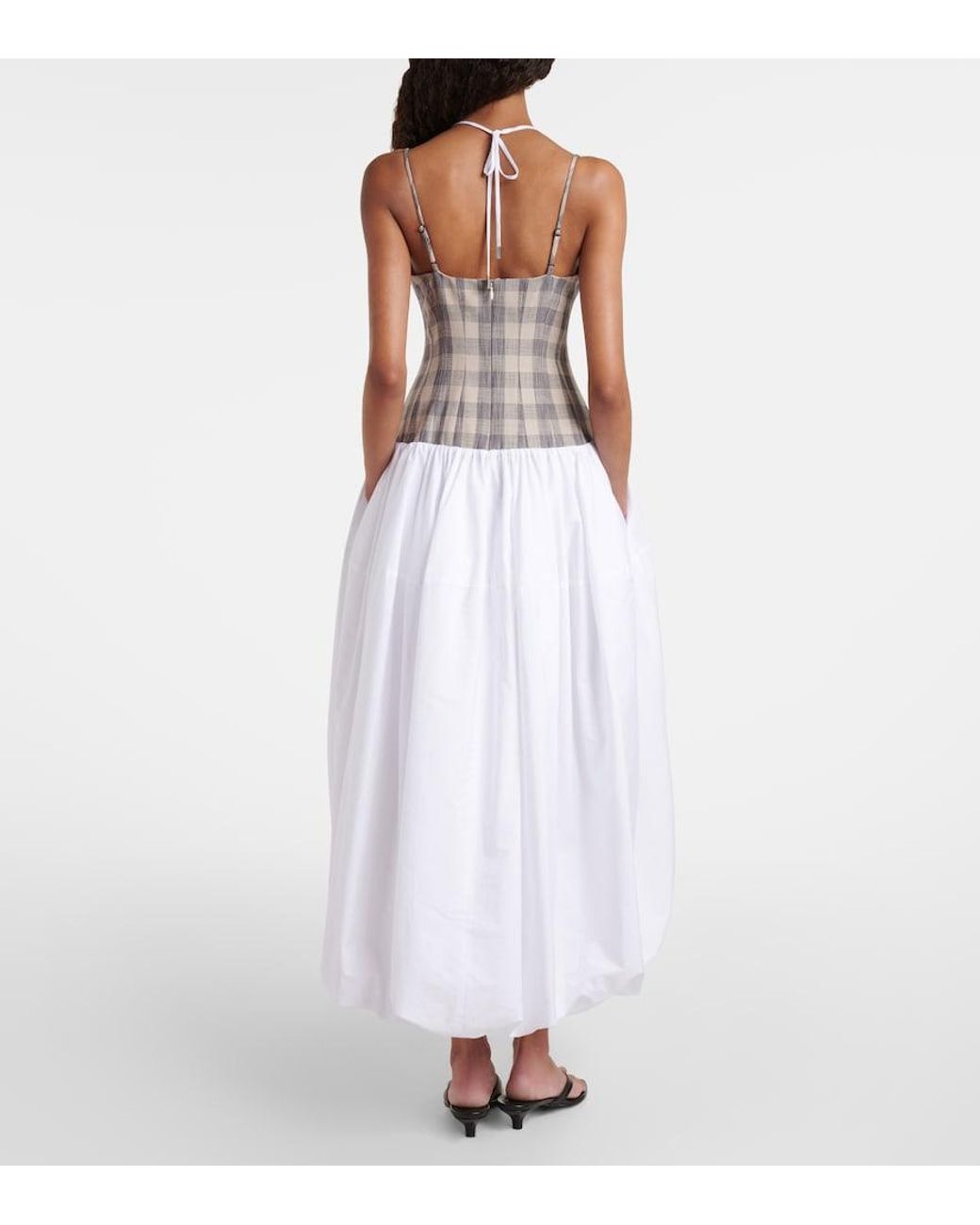 Robe Midi Pfeiffer Jonathan Simkhai en coloris White